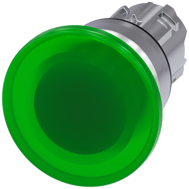 SIEMENS PULSADOR SETA ILUMINADO VERDE