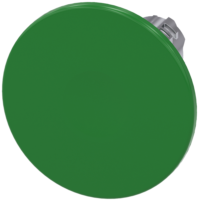SIEMENS PULSADOR SETA METAL VERDE 60MM MOMENTANEO