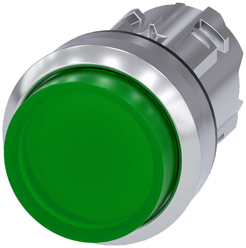 SIEMENS CABEZA BOTON ILUM NO RASANTE VERDE METAL