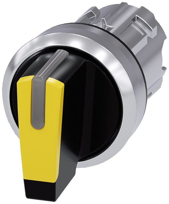 SIEMENS CABEZA SELECTOR ILUMINABLE AMARILLO 3 POS MOMEN