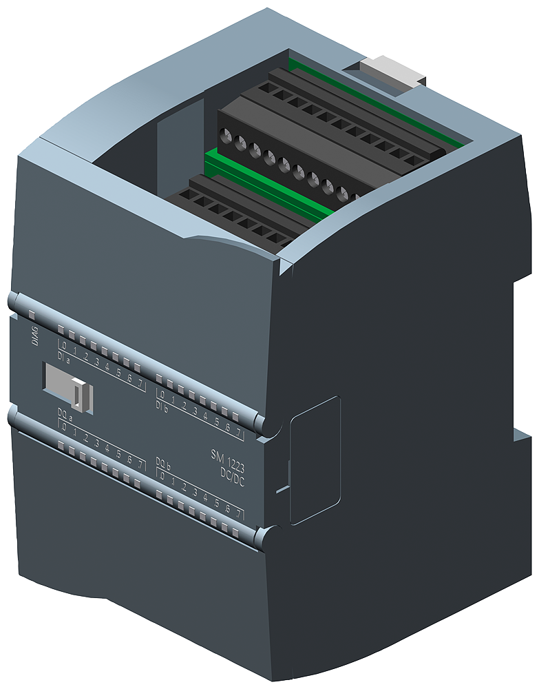 SIEMENS SIPLUS S7-1200 16DI/16DQ -25 A 70 GRADOS CENTIGRADOS