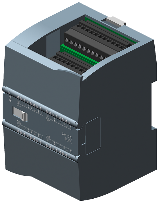 SIEMENS SIPLUS S7-1200 16DI/16DQ -25 A 70 GRADOS CENTIGRADOS