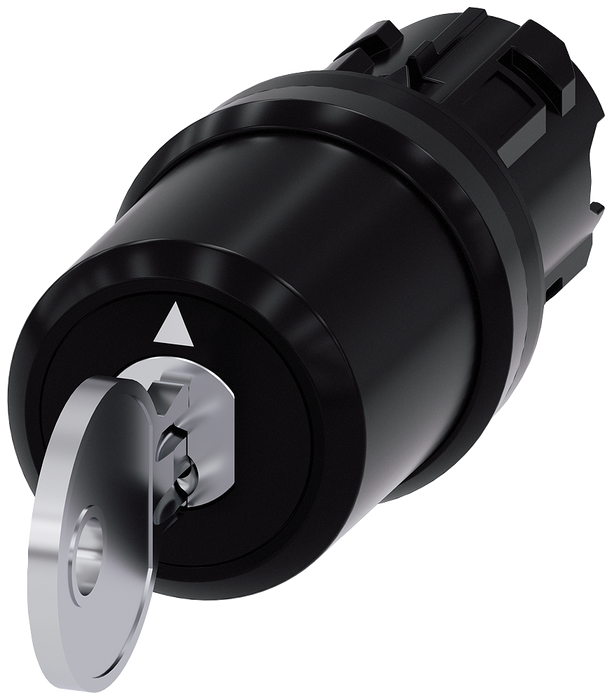 SIEMENS KEY-OPERATED SWITCH CES, I-O-II SKU: 3SU1000-5BL11-0AA0