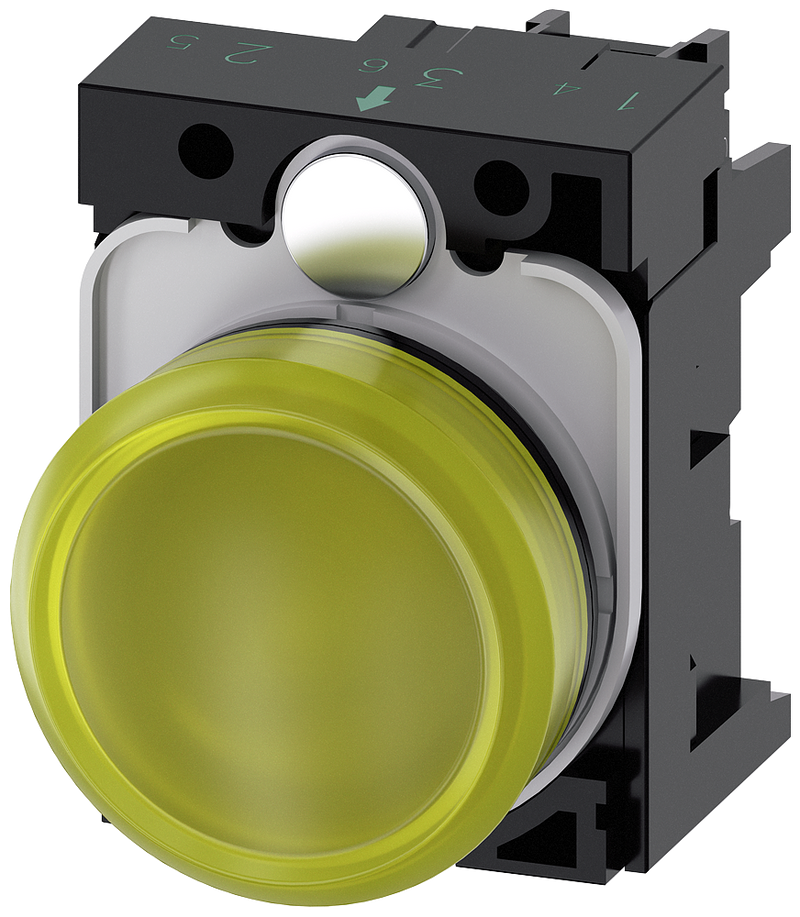 SIEMENS LAMPARA AMARILLA LED 120VAC -COMP PLAST