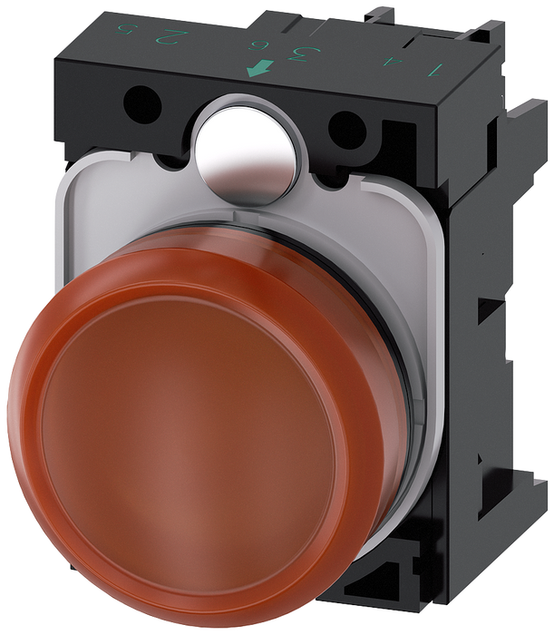 SIEMENS INDICATOR LIGHT, AMBER SKU: 3SU1103-6AA00-1AA0