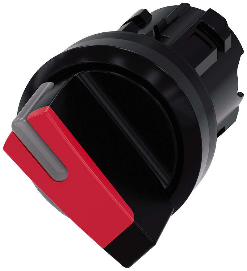 SIEMENS SELECTOR ILUMINABLE 2 POS ROJO PLASTICO