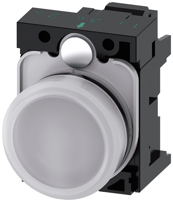 SIEMENS LAMPARA BLANCA LED 24V AC/DC -COMP PLAST RESORTE