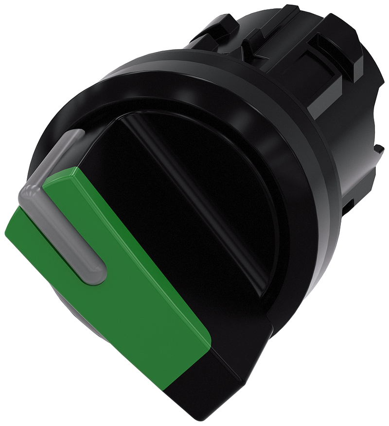 SIEMENS SELECTOR ILUMINABLE 2 POS VERDE PLASTICO
