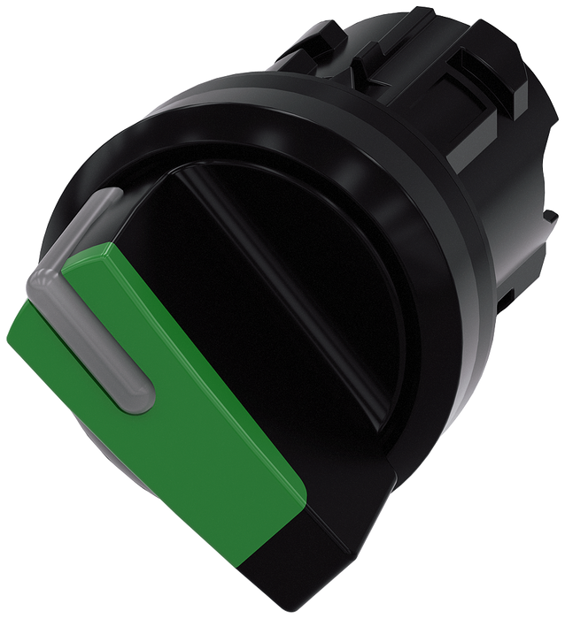SIEMENS SELECTOR ILUMINABLE 2 POS VERDE PLASTICO