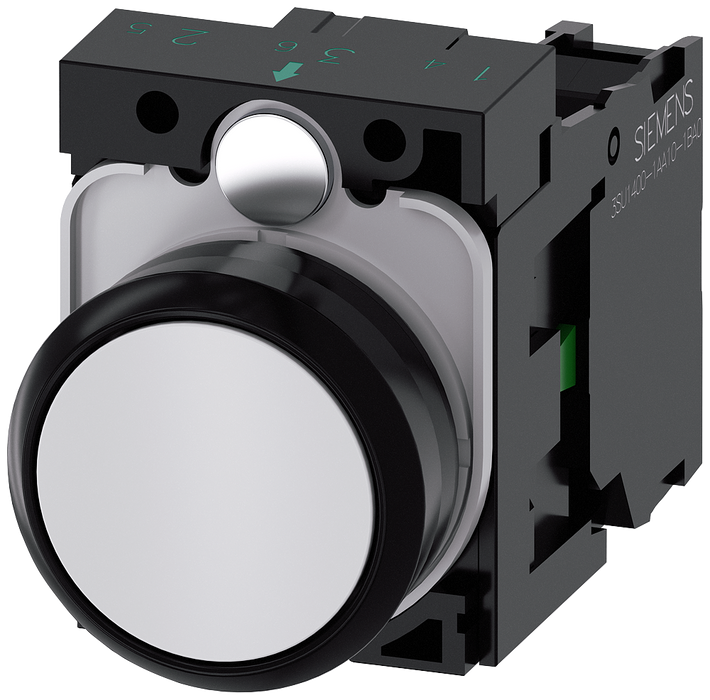 SIEMENS BOTON BLANCO 1NA -COMP PLAST