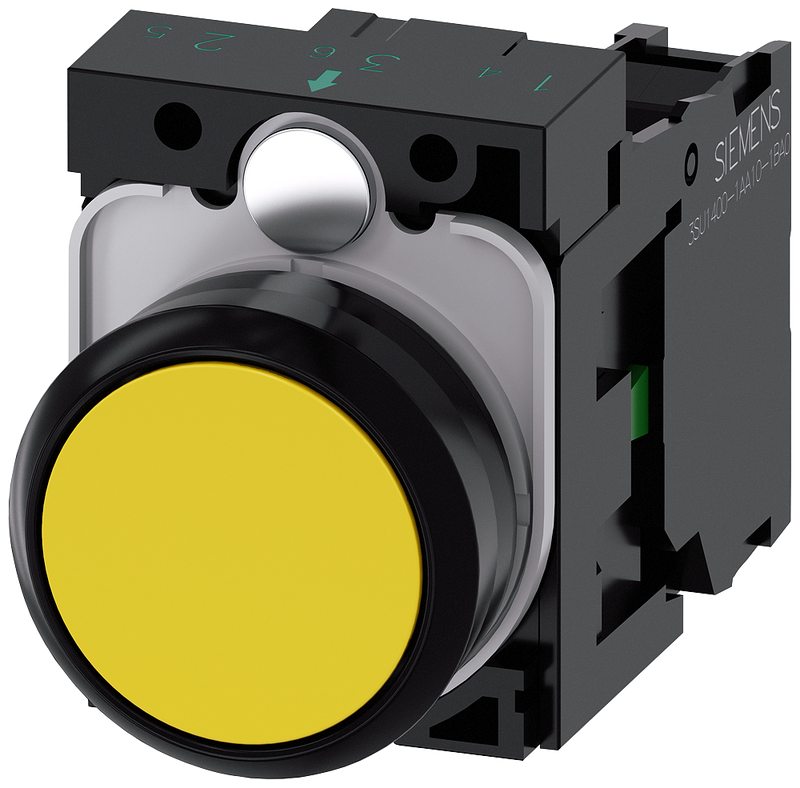 SIEMENS BOTON AMARILLO 1NA -COMP PLAST