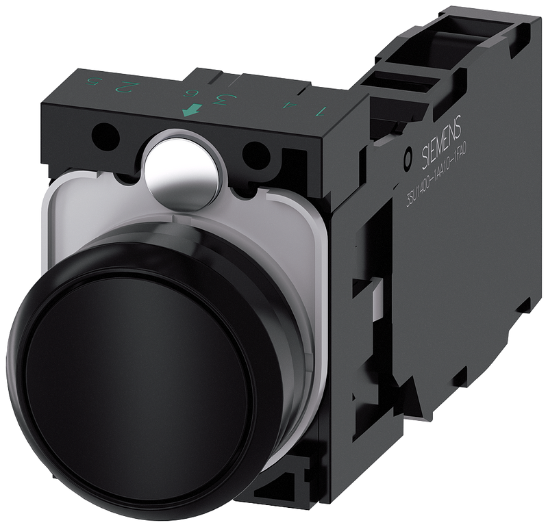 SIEMENS BOTON NEGRO 1NA+1NC -COMP PLAST