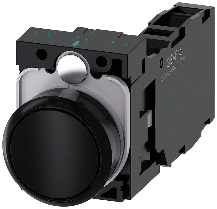 SIEMENS BOTON NEGRO 1NA+1NC -COMP PLAST