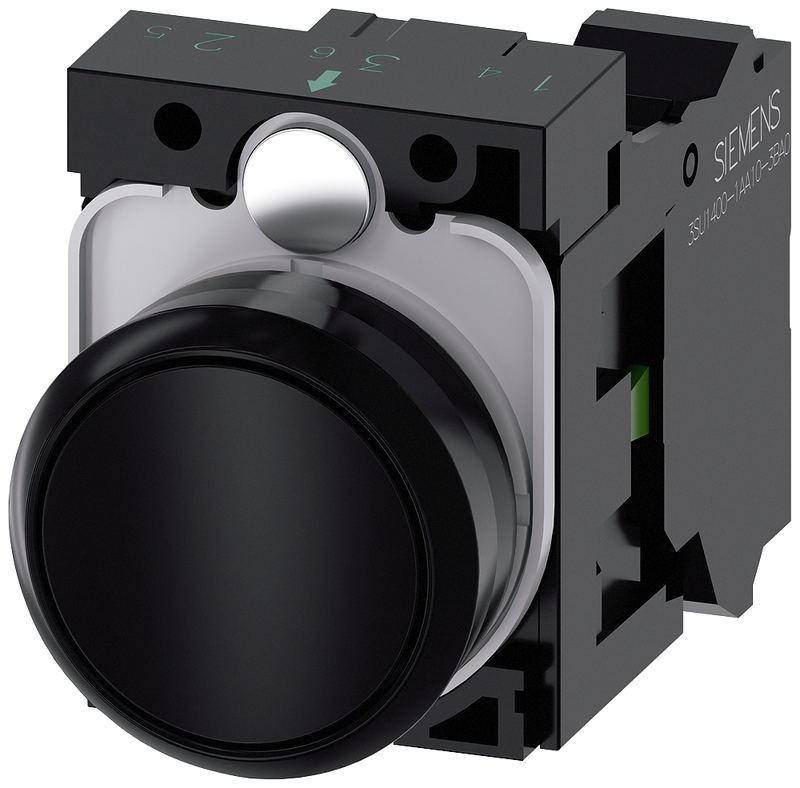 SIEMENS BOTON NEGRO 1NA RESORTE -COMP PLAST