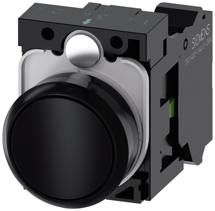 SIEMENS BOTON NEGRO 1NA RESORTE -COMP PLAST