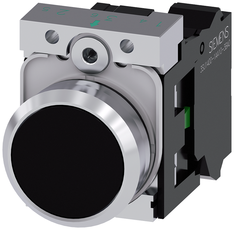SIEMENS BOTON NEGRO 1NA -COMP METAL RESORTE