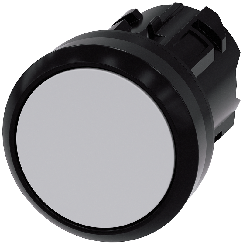 SIEMENS CABEZA BOTON GRIS PLAST 22MM RASANTE