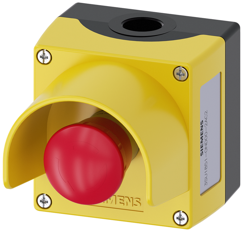 SIEMENS CAJA PARA APARATOS DE MANDO 22MM METALICO AMARILLO CON CO