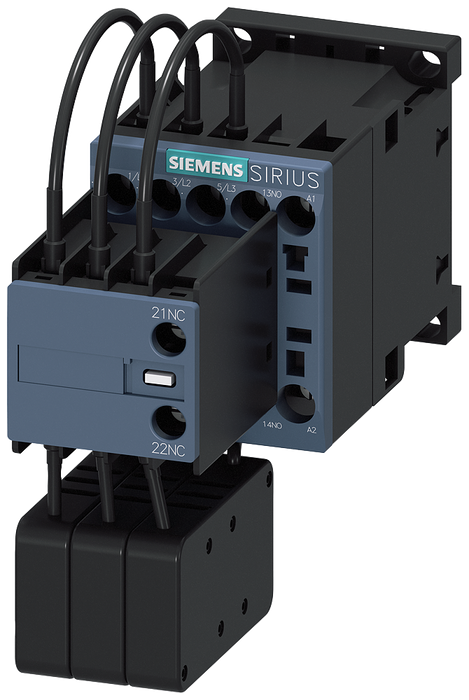 SIEMENS CONCTACTOR 12.5KVAR 400V 1NA+1NC 3P S00
