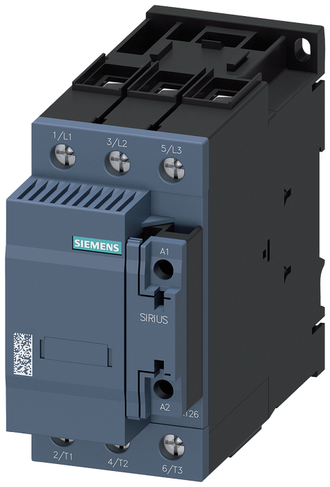SIEMENS CONTACTOR P/CAPACITORES 50KVAR 400VAC BOB 220VAC C/AUX
