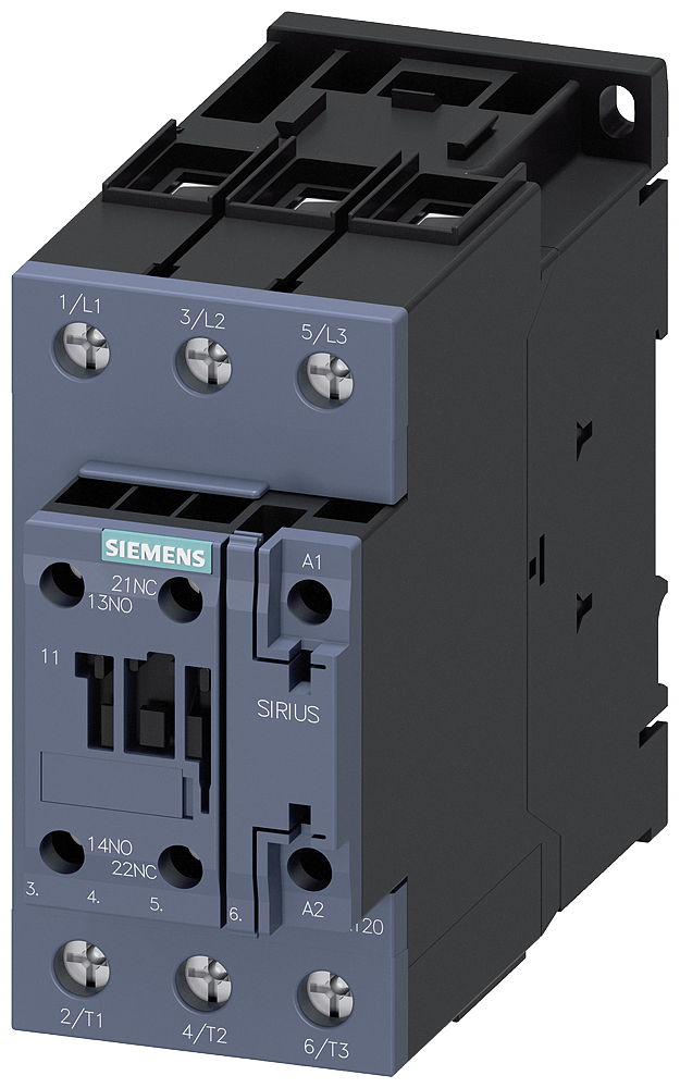 SIEMENS CONTACTOR 18.5KW/400V B-120VAC S2 1NA+1NC