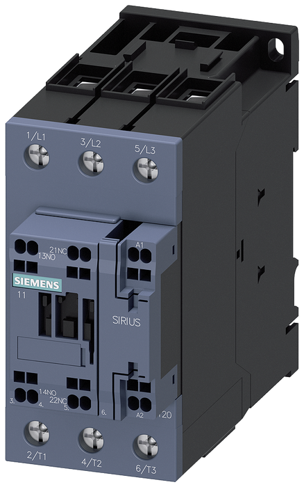 SIEMENS CONTACTOR DE POTENCIA 50A 22KW 1NA + 1NC