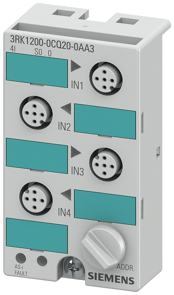 SIEMENS MOD COMPACTO AS INTERFACE 4 DI PNP M12