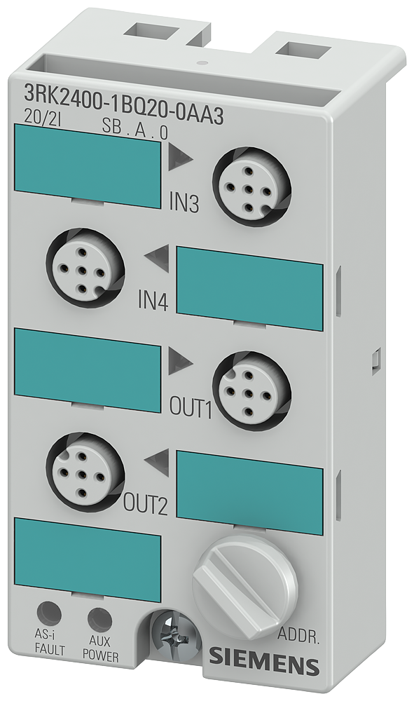 SIEMENS MODULO ASI K45 2DI/2DQ REQ 3RK1901-2EA00