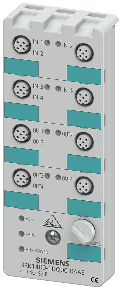 SIEMENS AS-I COMPACT MOD. K60 4I PNP - 4D0 2A 24VD