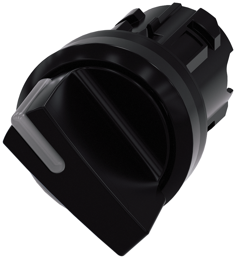 SIEMENS CABEZA SELECTOR ILUMINABLE 2POS MOMENT NEGRO MAN CORTA