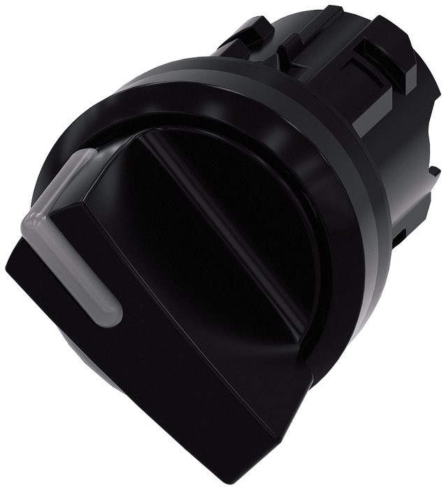 SIEMENS CABEZA SELECTOR ILUMINABLE 2POS MOMENT NEGRO MAN CORTA