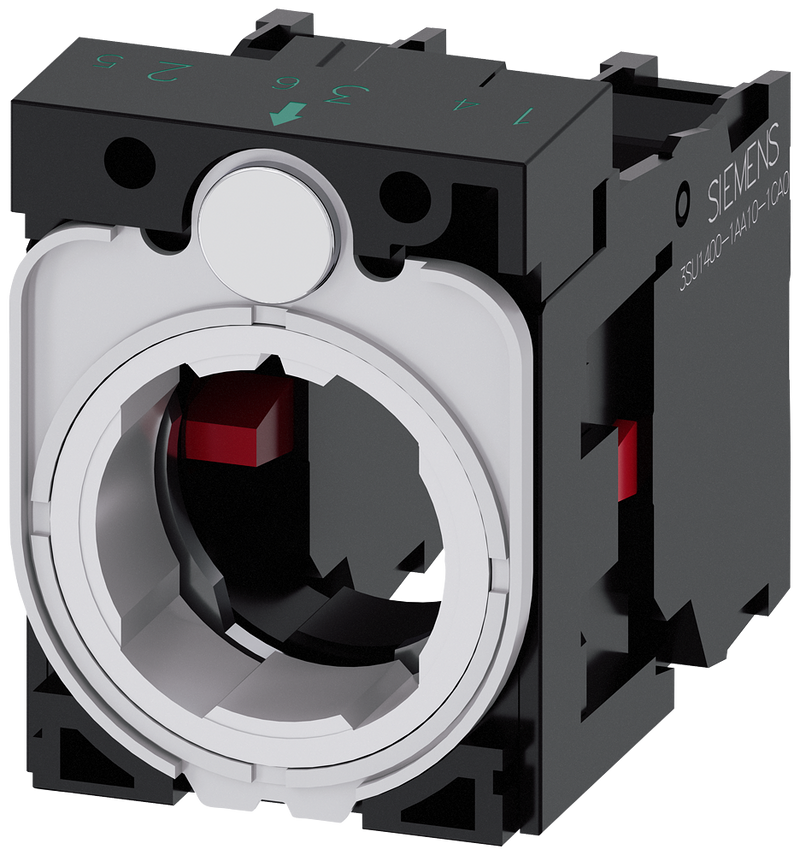 SIEMENS SOPORTE TRIPLE PLASTICO 1NC CPNEXION POR TORNILLO