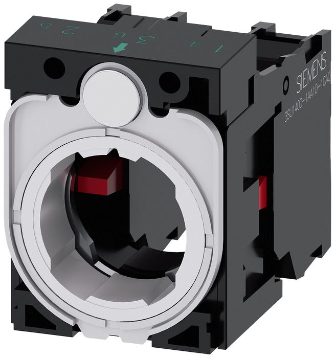 SIEMENS SOPORTE TRIPLE PLASTICO 1NC CPNEXION POR TORNILLO
