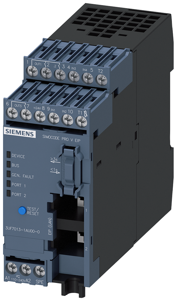 UNIDAD BASE SIMOCODE ETHERNET IP 4E/3S 110-220VAC