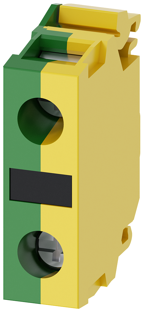 SIEMENS BORNE DE APOYO VERDE/AMARILLO TORNILLO P/FIJACION EN PLAC