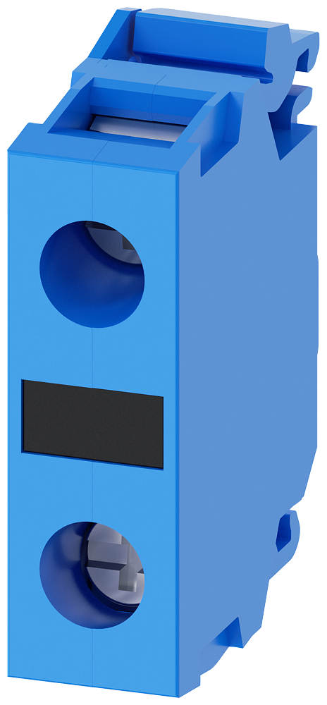 SIEMENS BORNE DE APOYO AZUL  P/FIJACION EN PLACA FRONTAL