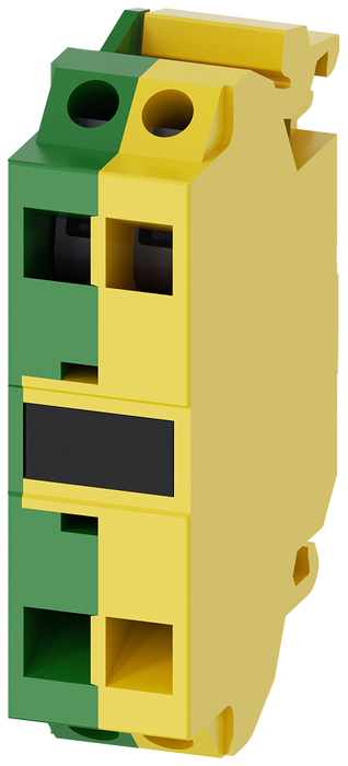 SIEMENS BORNE DE APOYO VERDE/AMARILLO P/FIJACION EN PLACA FRONTAL