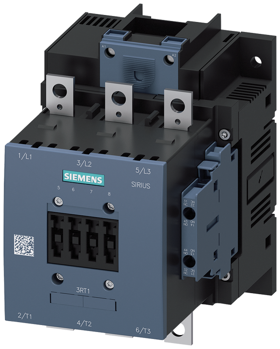 SIEMENS CONTACTOR 3P S6 185A B-380-420 C-AUX 2NA+2NC