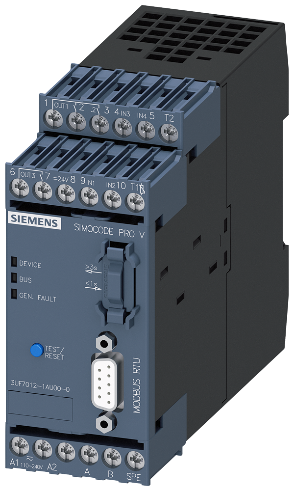 SIEMENS UNIDAD BASE SIMOCODE PRO V MR MODBUS RTU 110-240VUC