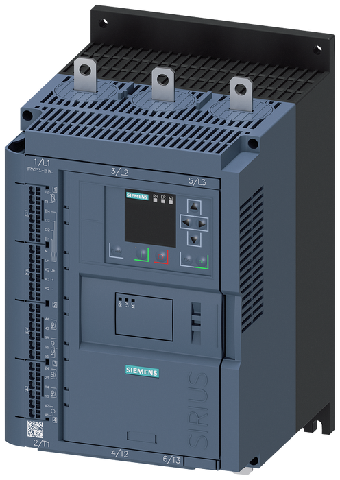 SIEMENS ARRANCADOR SUAVE SIRIUS 200/480 V 113 A 110/250 V AC BORN