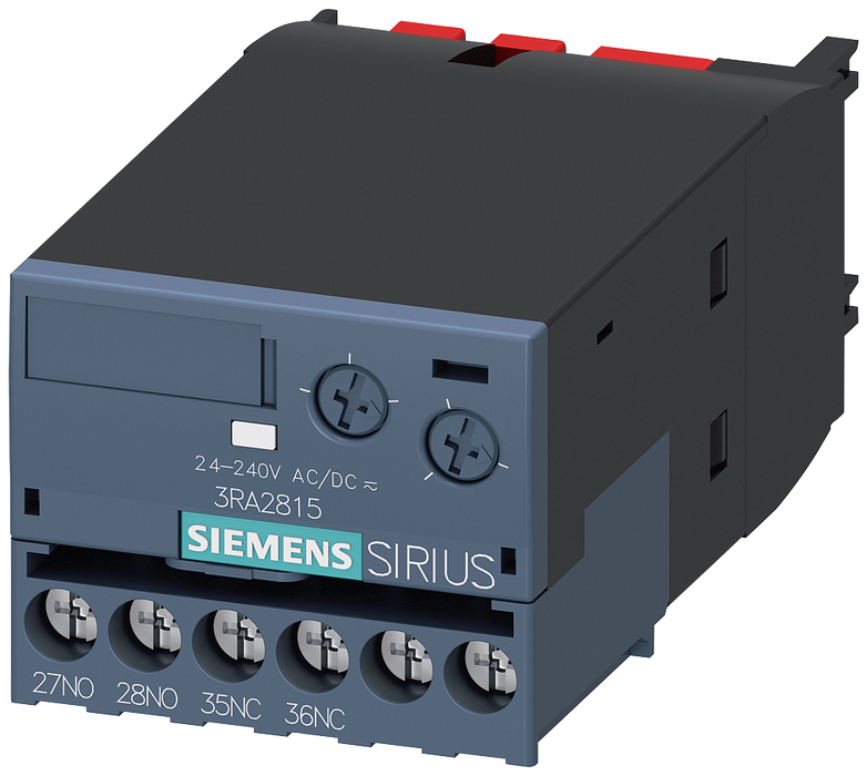 SIEMENS AUX SWITCH OFF-DELAY UC24-240V 0.05-100S SKU: 3RA2815-1FW10