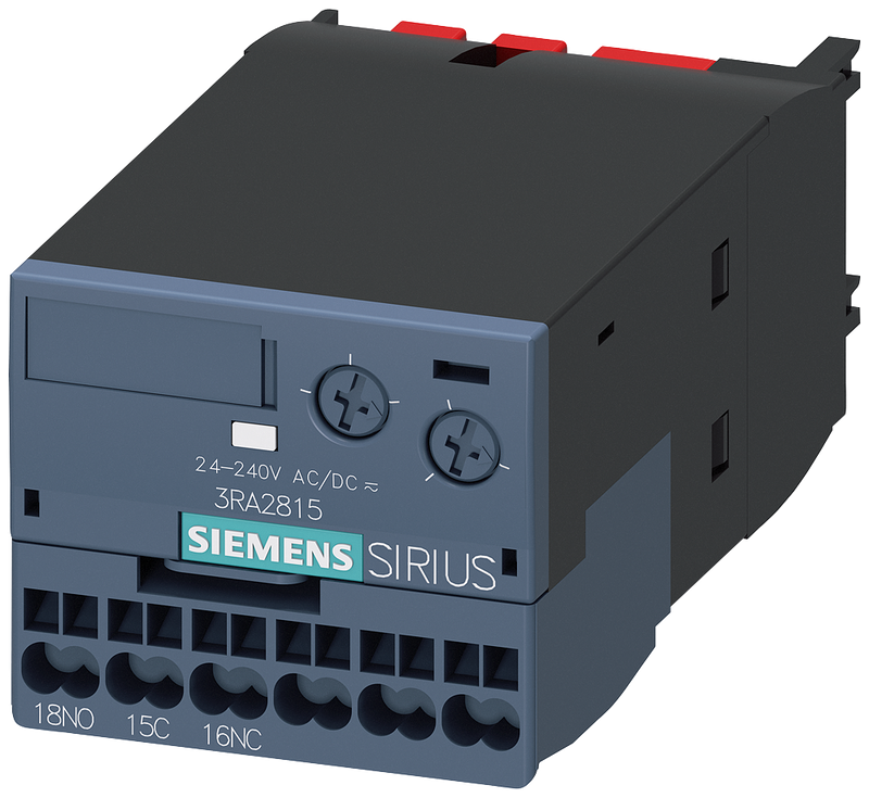 SIEMENS BLOCK DE CONTACTO AUX C/OFF DELAY 1CO P/3RT2 S00-S3 Y 3RH