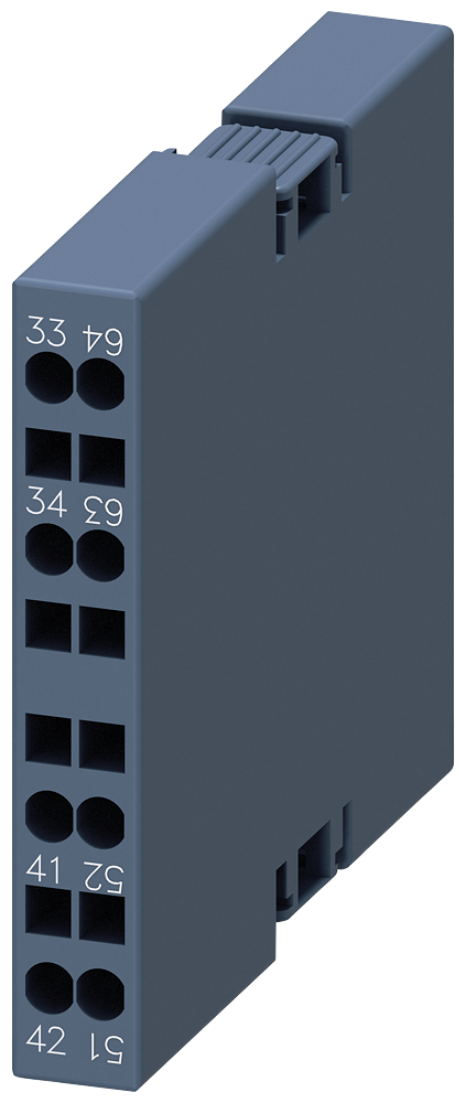 SIEMENS BLOCK CONTACTOS AUX 1NA+1NC RESORTE IZQ 51/52 DER 33/34