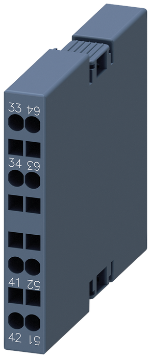 SIEMENS BLOCK CONTACTOS AUX 1NA+1NC RESORTE IZQ 51/52 DER 33/34