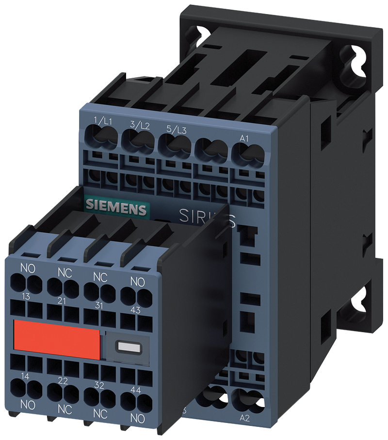 SIEMENS CONTAC AC-3 4KW/400V 2NA+2NC DC24V RESORTE
