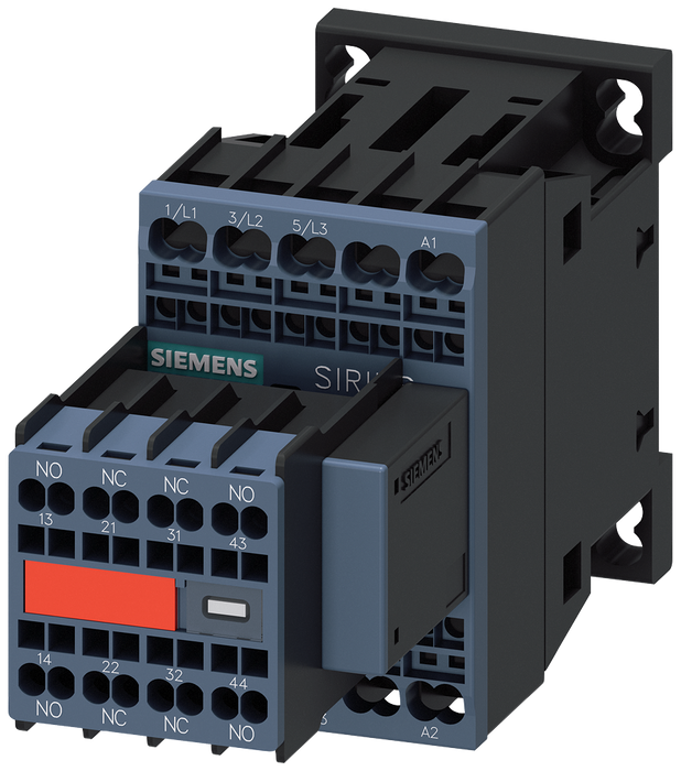 SIEMENS CONTACTOR 7A 3KW 2NA+2NC 230VAC S00