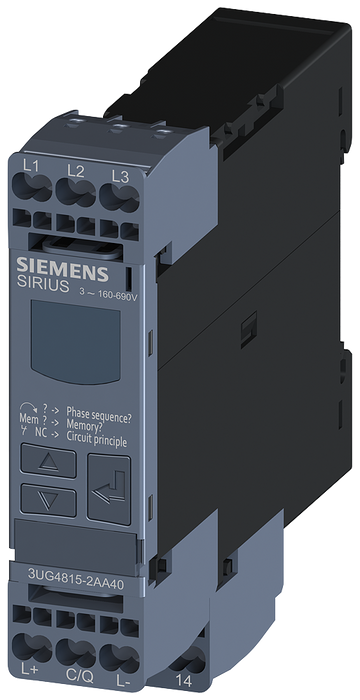 SIEMENS RELE DE VIGILANCIA PARA RED TRIFASICA IOLINK 3 x 160-690V
