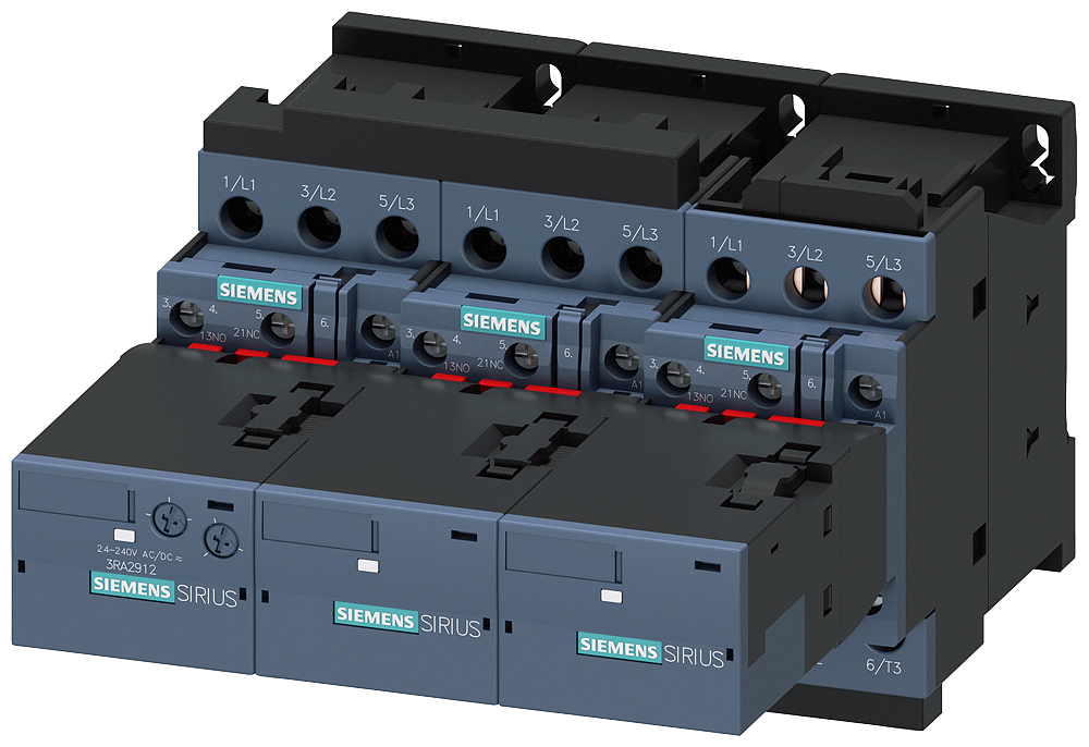 SIEMENS COMBINACION ESTRELLA TRIANGULO 15/18KW 400V 110 V AC 50/6