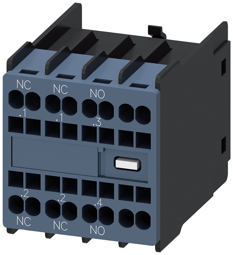 SIEMENS BLOCK CONTACTOS AUX 1NA+2NC -RESORTE