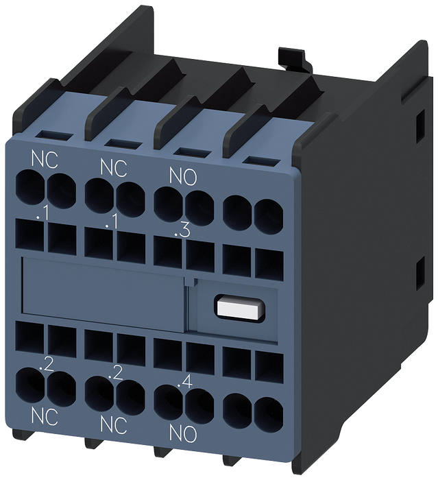 SIEMENS BLOCK CONTACTOS AUX 1NA+2NC -RESORTE